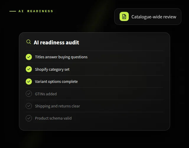 AI readiness audit