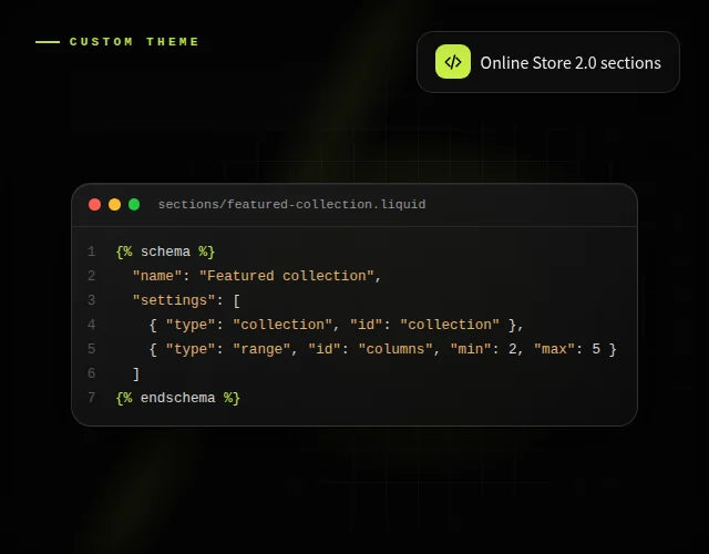 Custom Shopify Theme Development