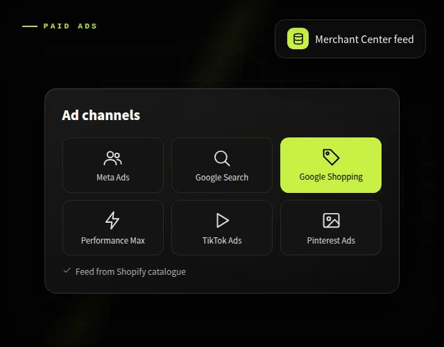 Shopify paid ads management