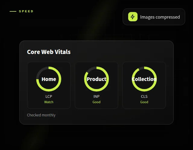 Shopify speed optimisation