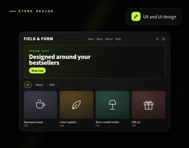 Shopify Store Design